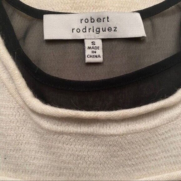 Robert Rodriguez Sweater Wool Angora Blend Top Size Small Quiet Luxury - Picture 6 of 6